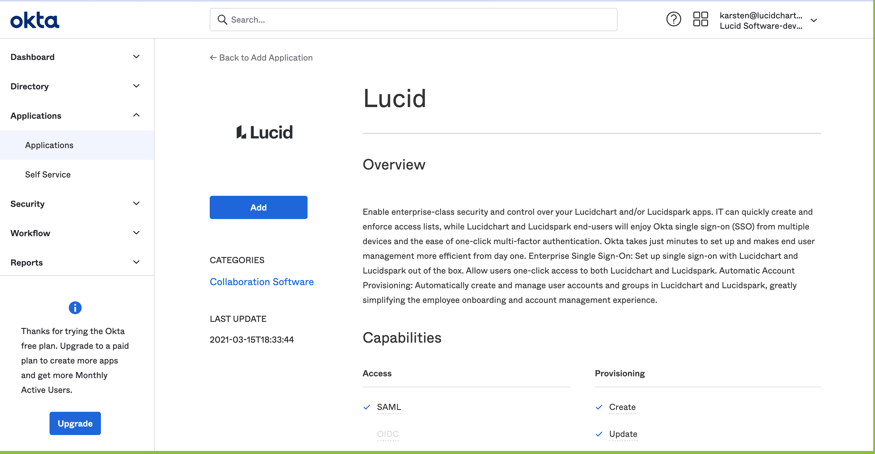 Configure Workspace ONE Access for the Okta SCIM Integration