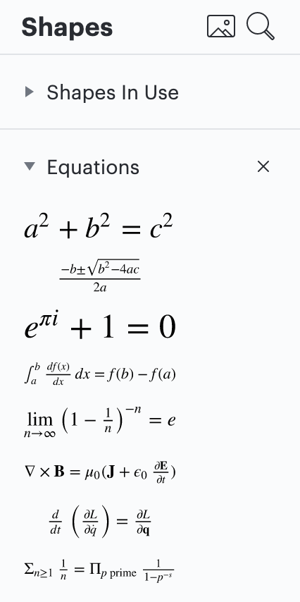 Créer des équations mathématiques dans Lucidchart – Lucid