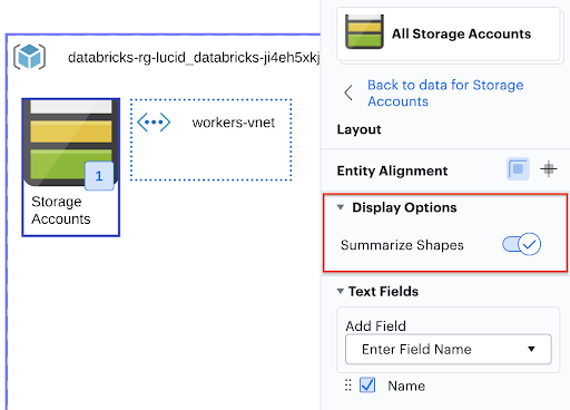 toggle_on_summarize_shapes_in_display_options_section_of_layout_menu_in_Lucidscale.png