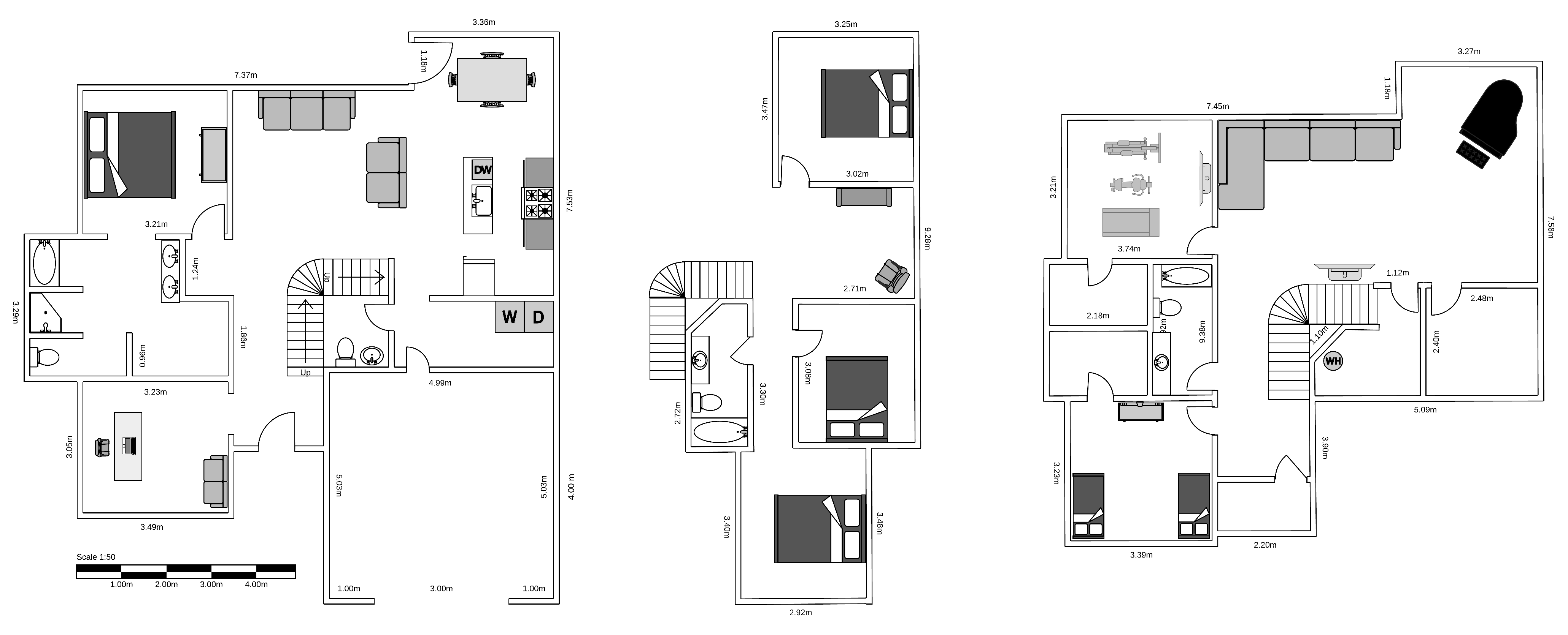 Plattegronden op schaal maken in Lucidchart – Lucid, image size:4123x1672