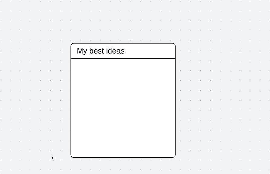 Formatieren eines Containers in Lucidspark mit Farbe und Größe.gif