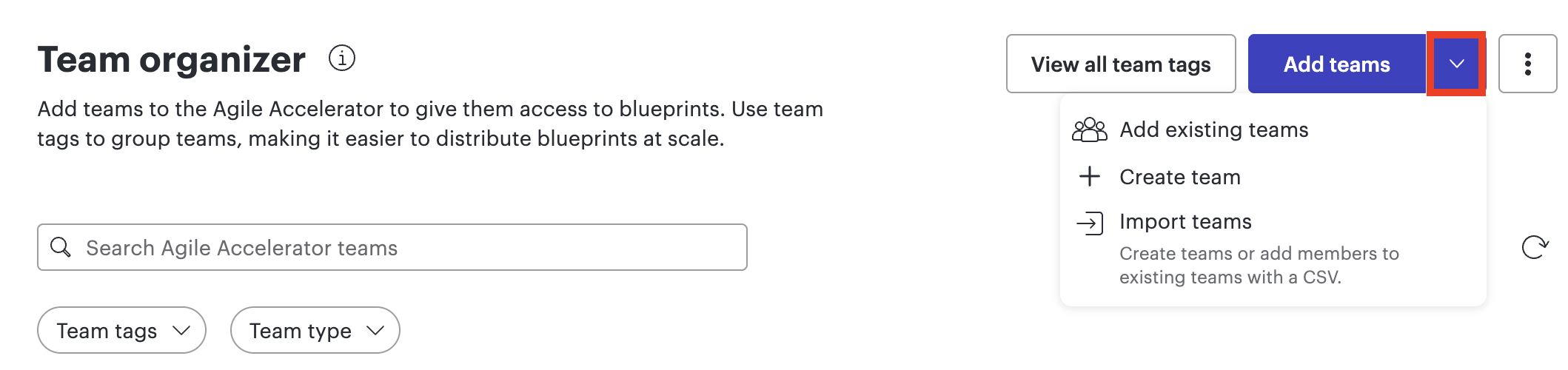 Use team organizer to streamline team setup and management – Lucid