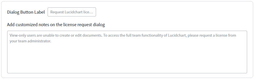 Lucid admin panel: License settings – Lucid