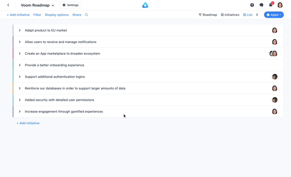 sample-list-weergaven-in-airfocus.gif