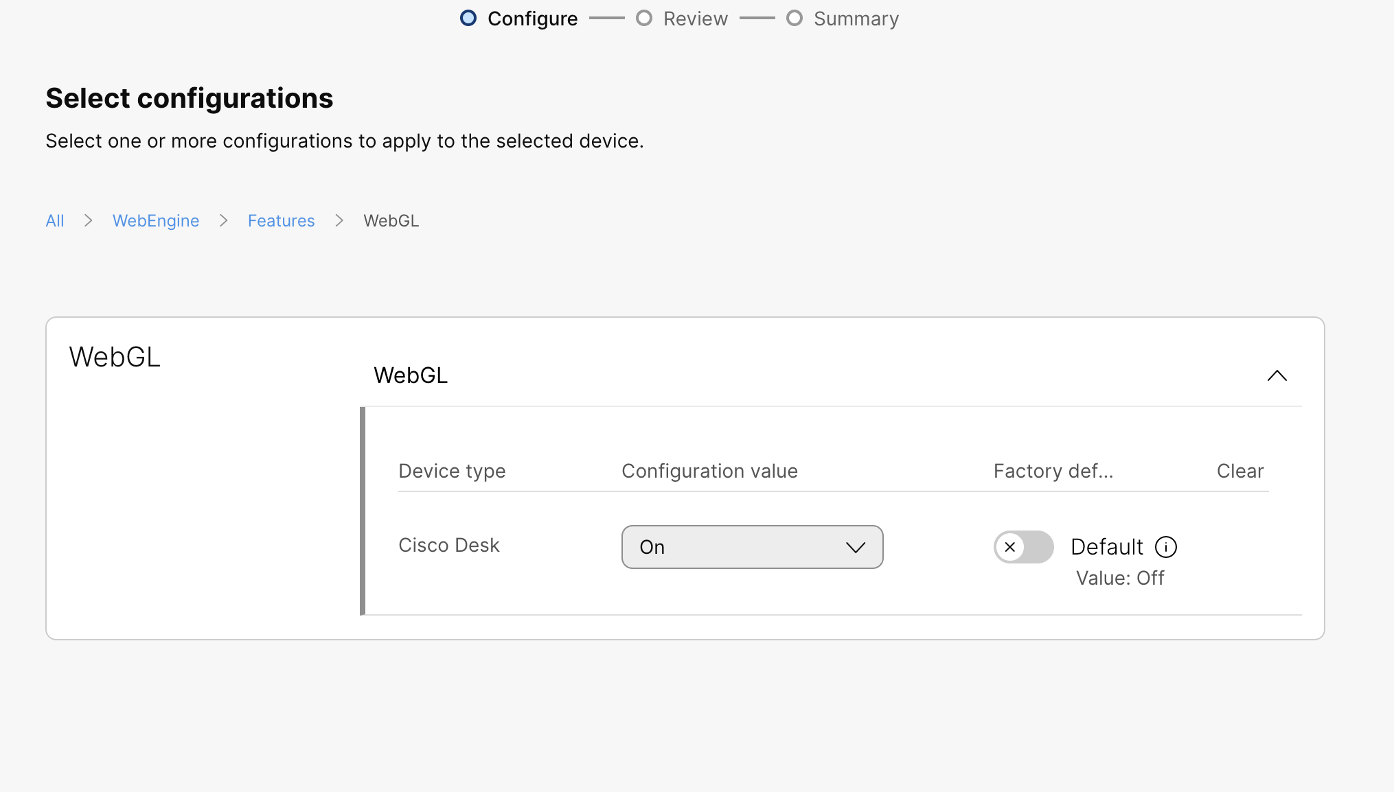 Activar el valor de configuración de WebGL.png