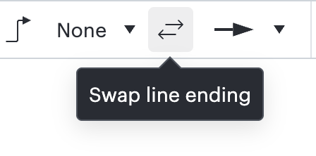 swap-líneas-endpoints-hay-clicking-the-double-arrow-icon-in-barra de formato.png