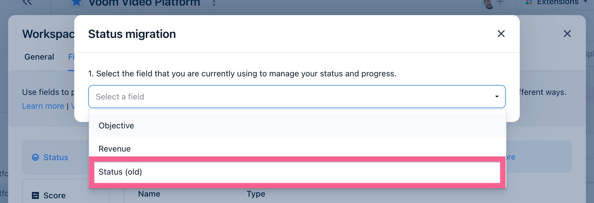 select-field-to-migrate.png