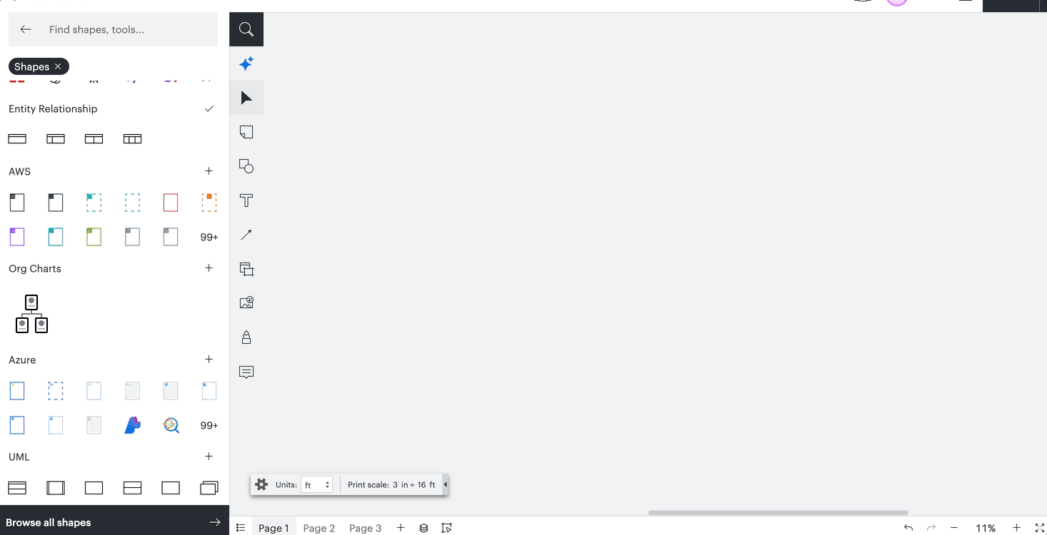 passos para acessar e criar uma nova biblioteca de formas personalizadas.gif