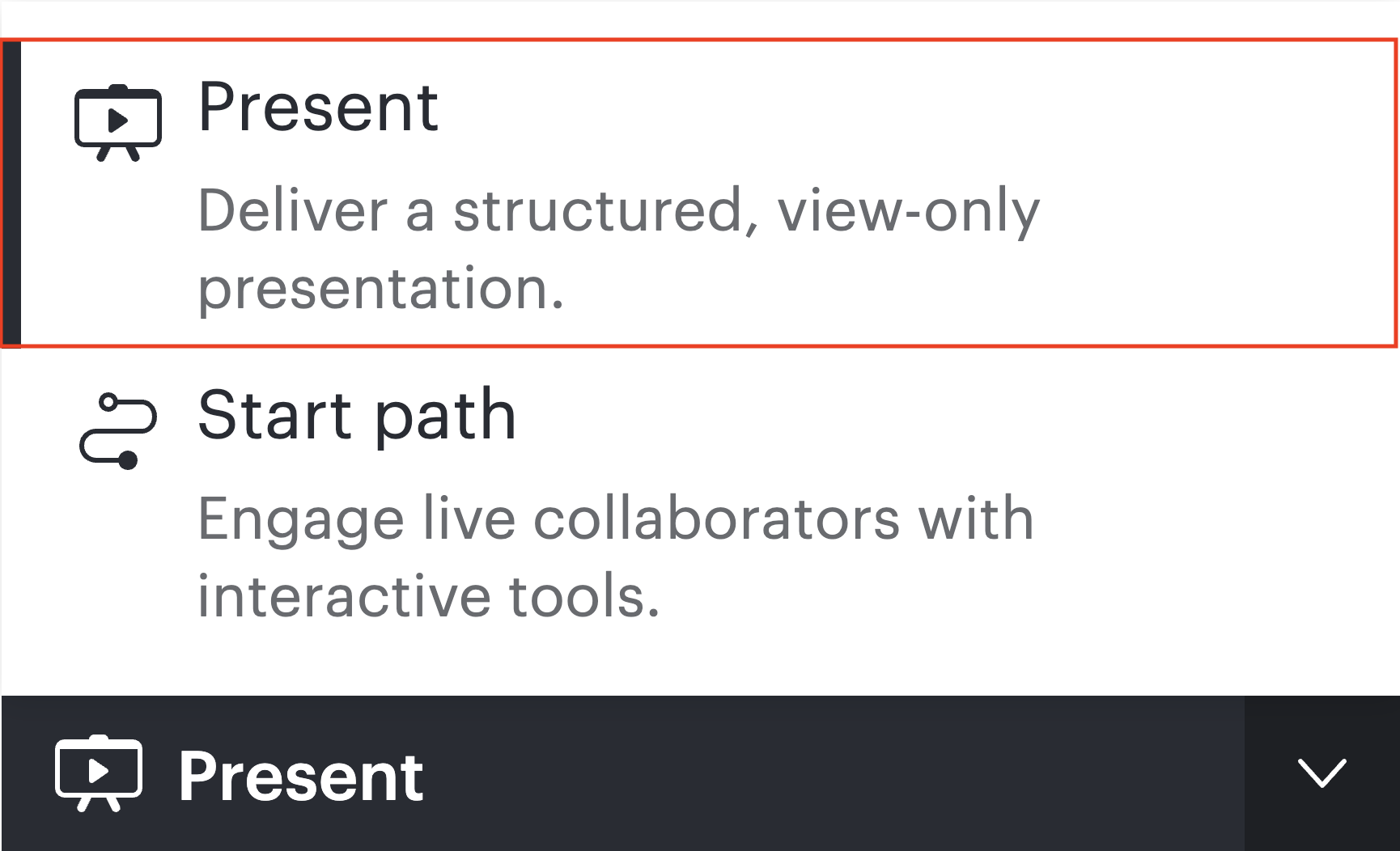 select-present-mode-for-a-presentation-in-lucid.png