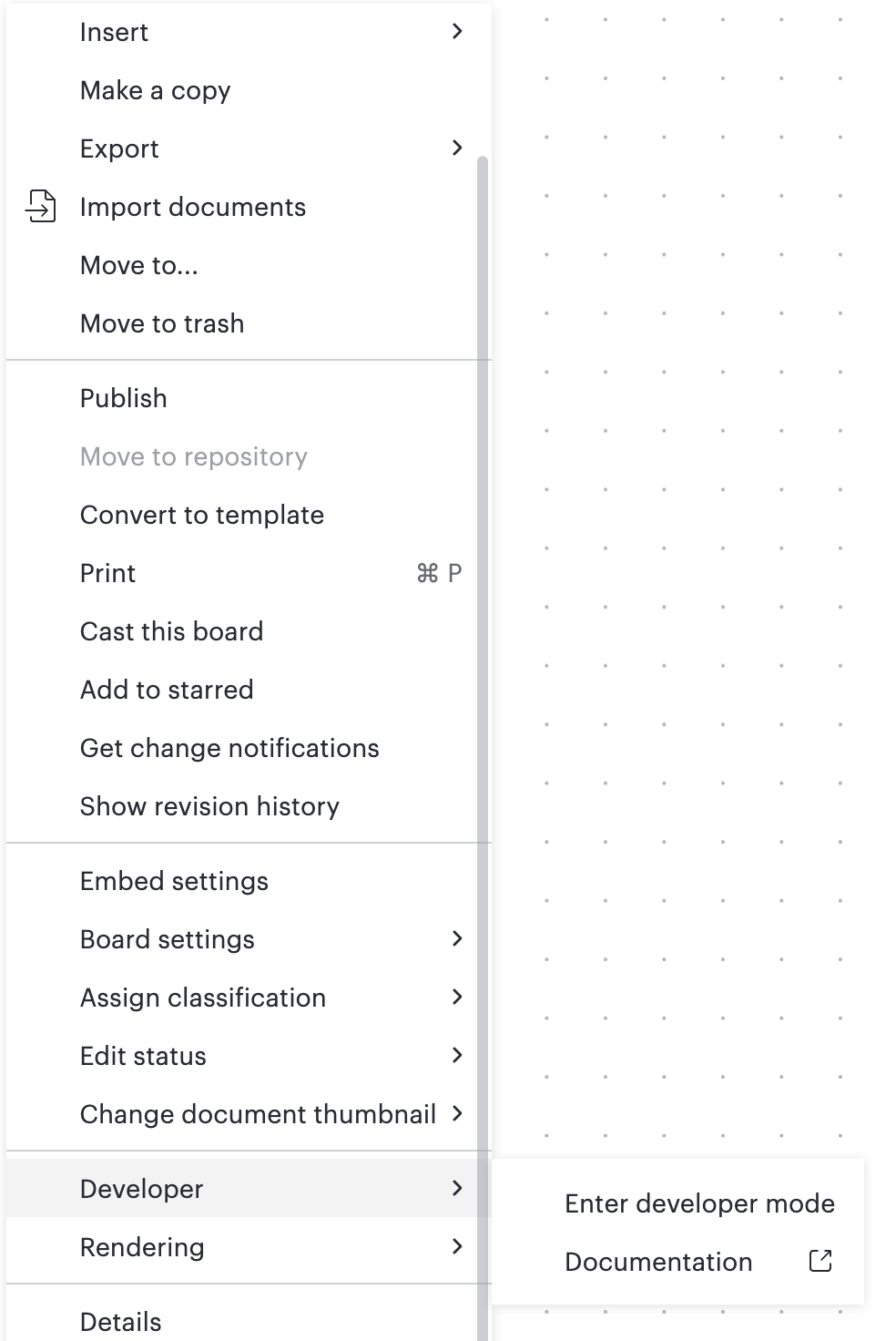 come accedere al menu dello sviluppatore in lucidspark.png